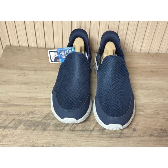 Skechers Men’s Equalizer Swift Fit Slip-On Sneakers Size 9 Navy - Picture 11 of 11